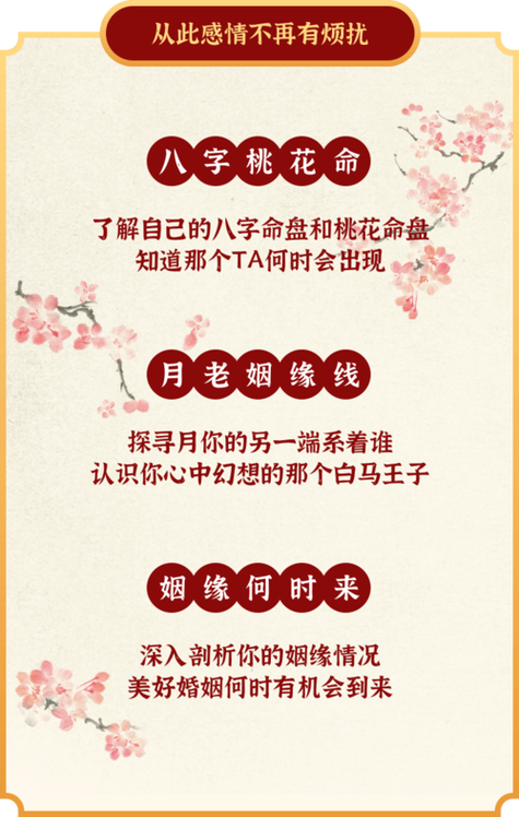 算姻缘什么时候出现