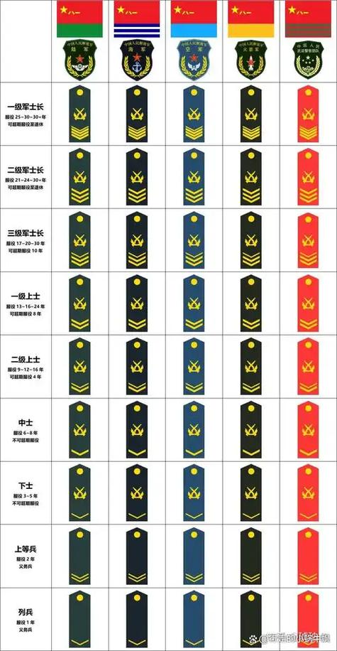 军衔等级排名表缩略图