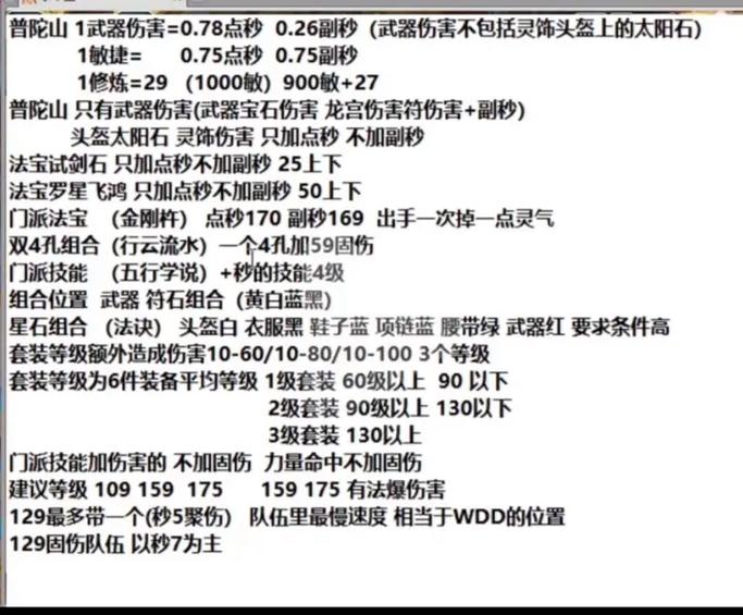 梦幻一点敏捷多少固伤缩略图