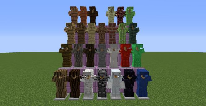 我的世界方块盔甲mod手机版