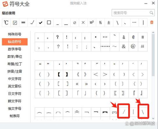 打符号的几种方法