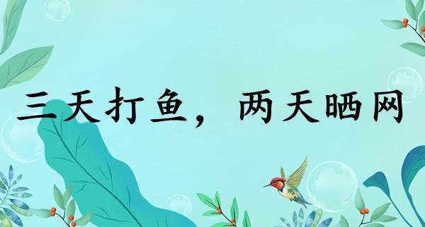 打鱼晒网瑞雪