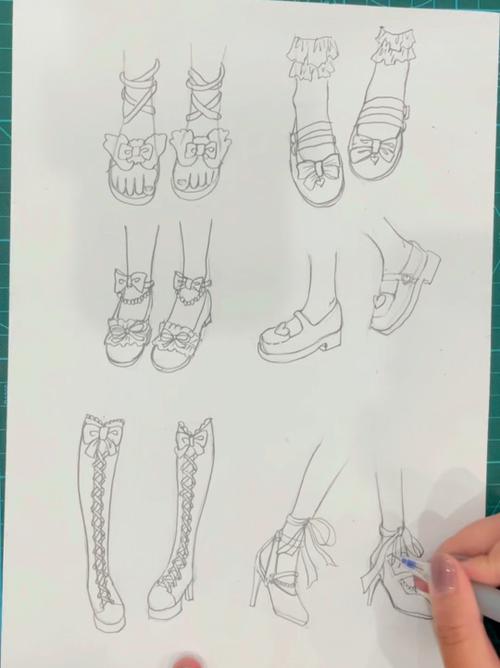 动漫人物的鞋子怎么画