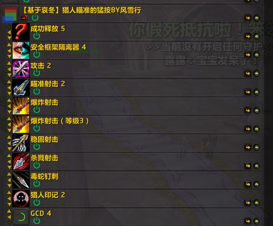60级猎人输出一键宏