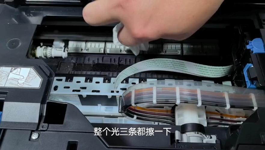 打印机边上有黑条怎么办