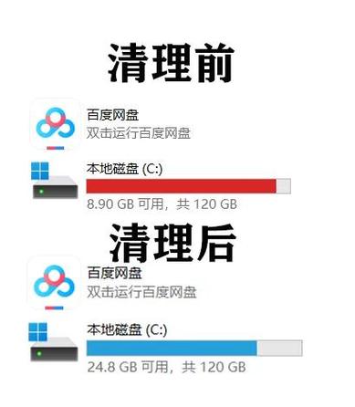如何删除c盘占用空间图标