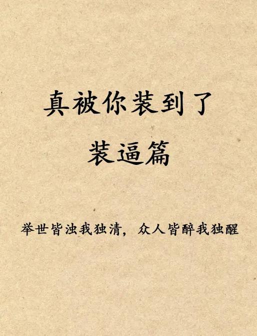 别人说你装了说明什么