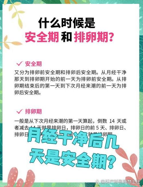 月经干净了几天是安全的