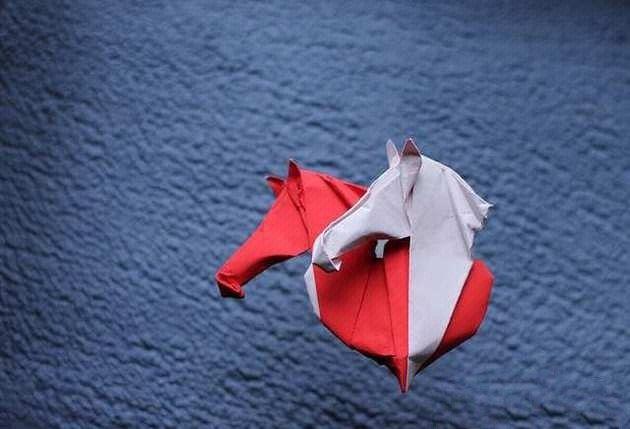 马 折纸