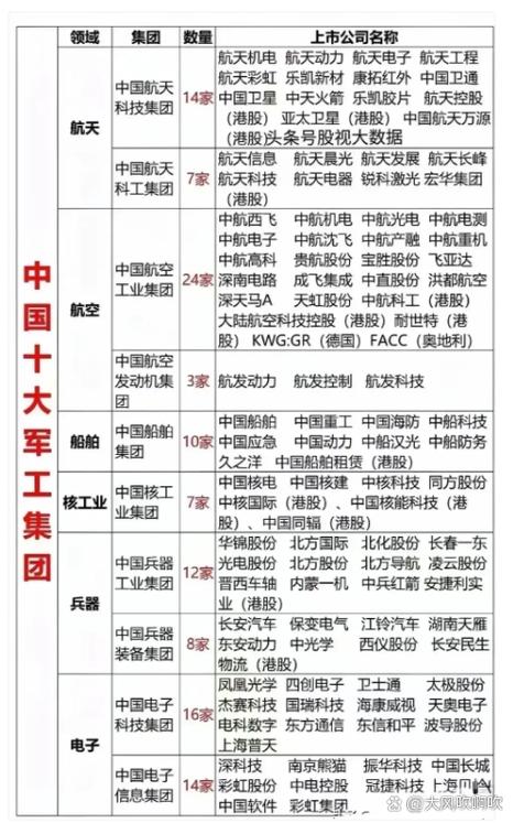 中国十大集团
