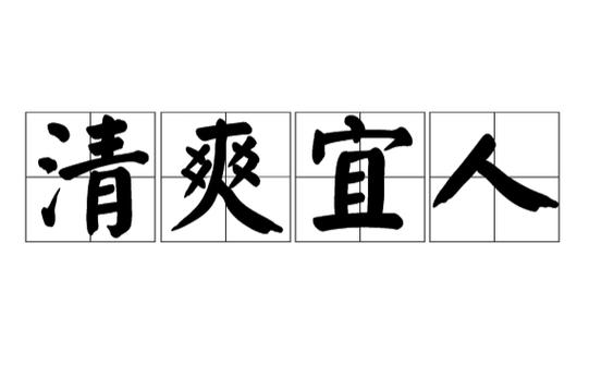 形容人清爽是什么意思