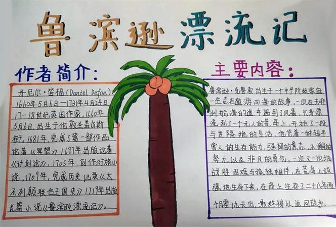 《鲁滨逊漂流记》主要内容