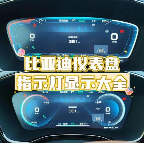 比亚迪元显示屏图标详解