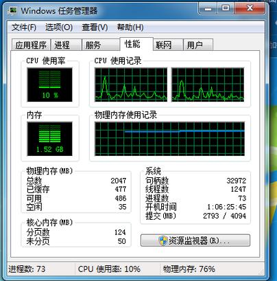 内存和cpu占用低但非常卡