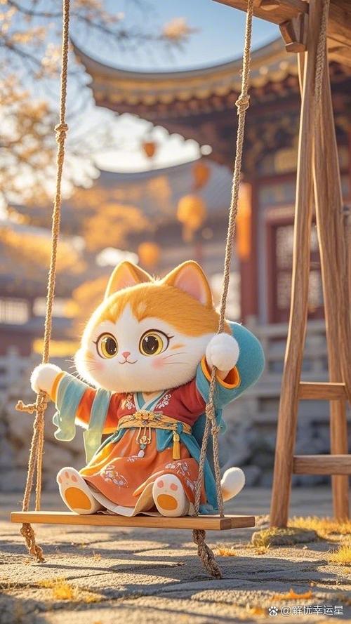 穿汉服的猫