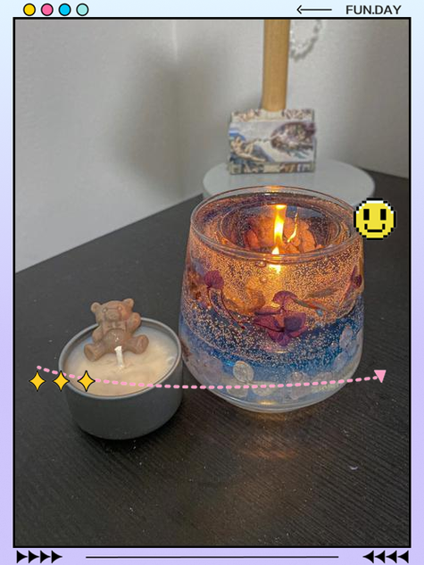 用蜡烛做的小实验