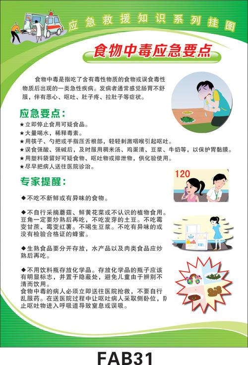 食物中毒自救三招