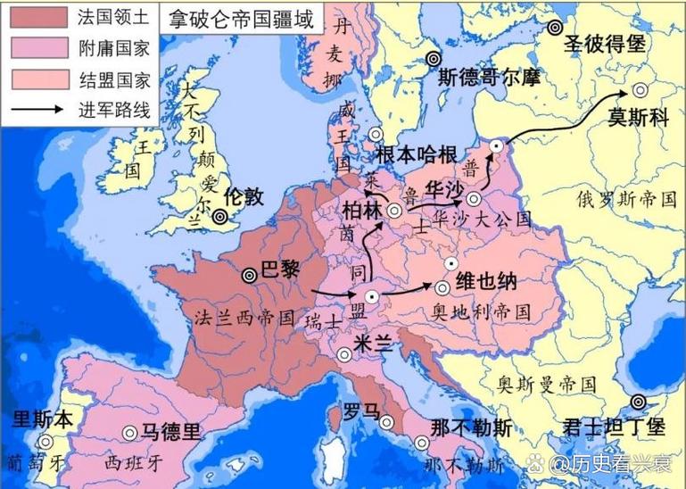 拿破仑巅峰时期领土面积
