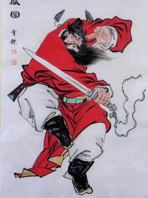 钟馗持扇好还是持剑好