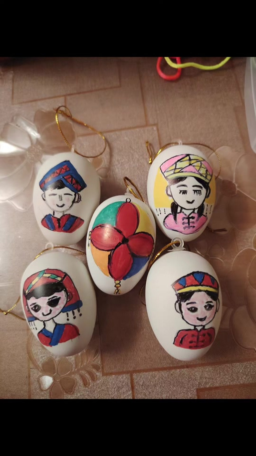 在彩蛋上画画