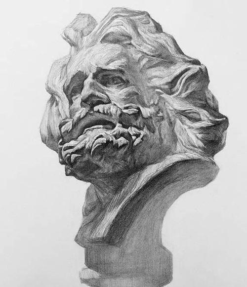 人物头像素描