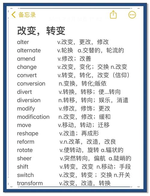 转变是什么意思