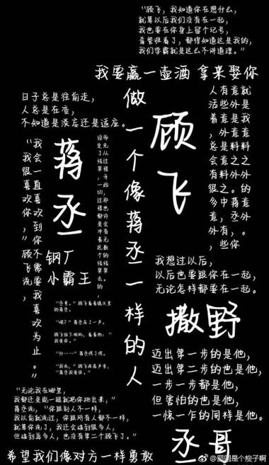 撒野 蒋丞语录