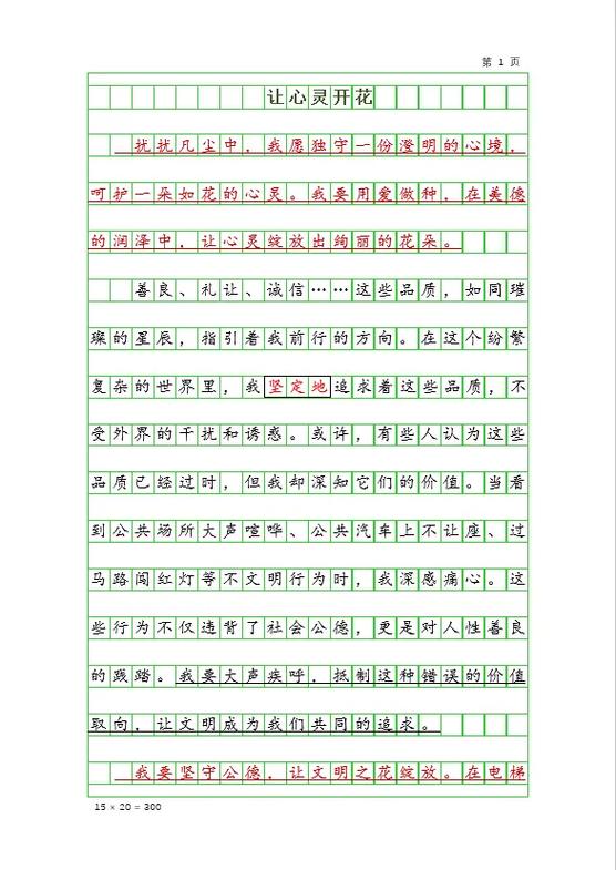 静待花开中考满分作文