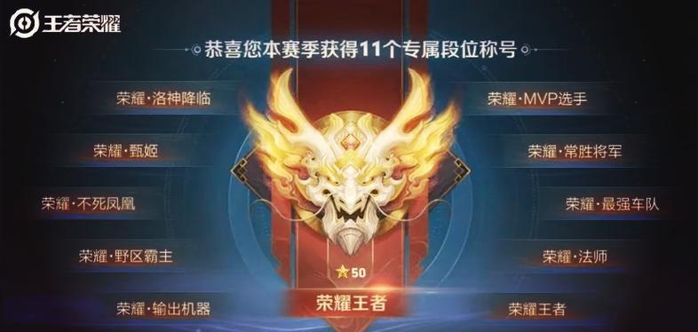 王者荣耀三年玩家称号