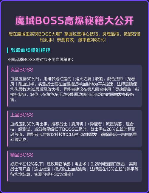 魔域自动打boss脚本