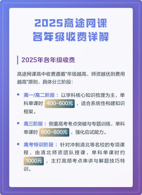 高途课堂要钱吗