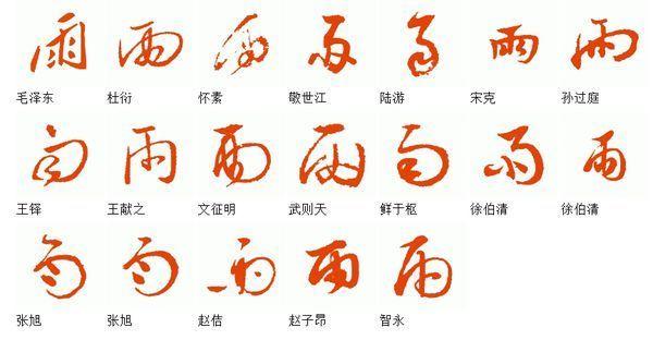 雨字最佳组合100个