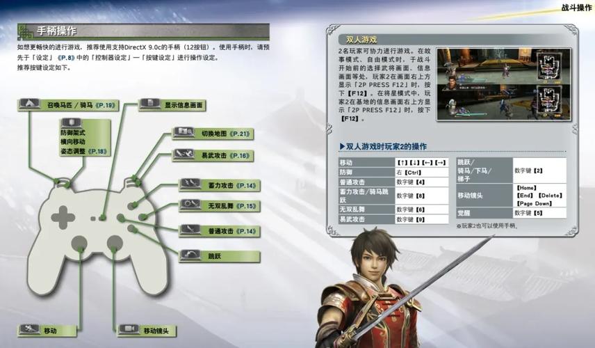 真三国无双8怎么改成键盘模式