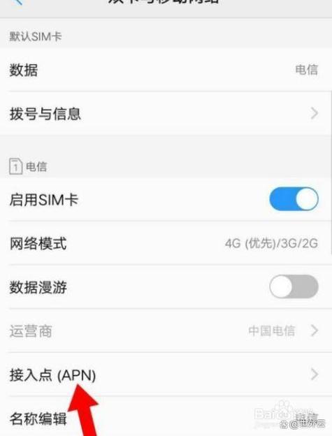网络接入点设置方法