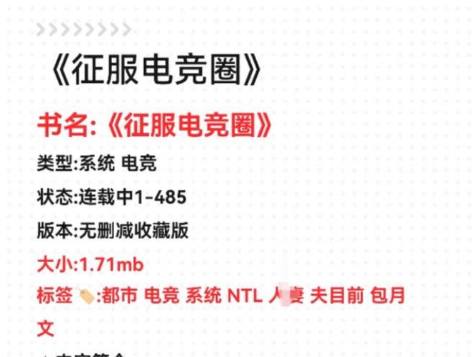征服电竞圈(全本)小钰
