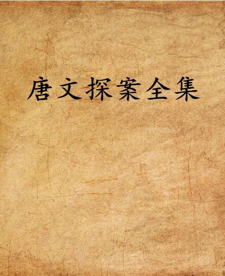 唐文是哪部小说的主角