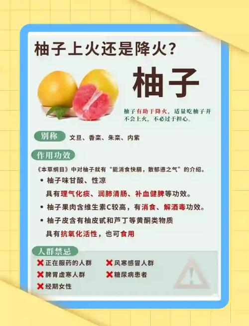 吃柚子上火还是去火的