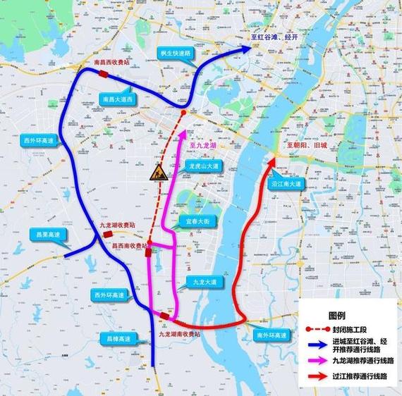 南昌市区地图全图