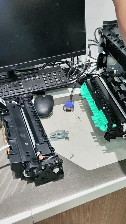 惠普打印机卡纸拆机图解