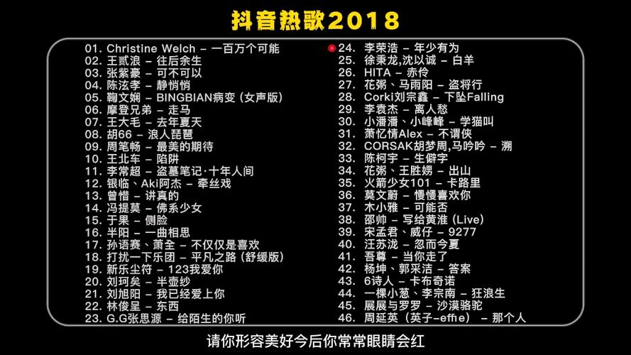 抖音五个字的歌名