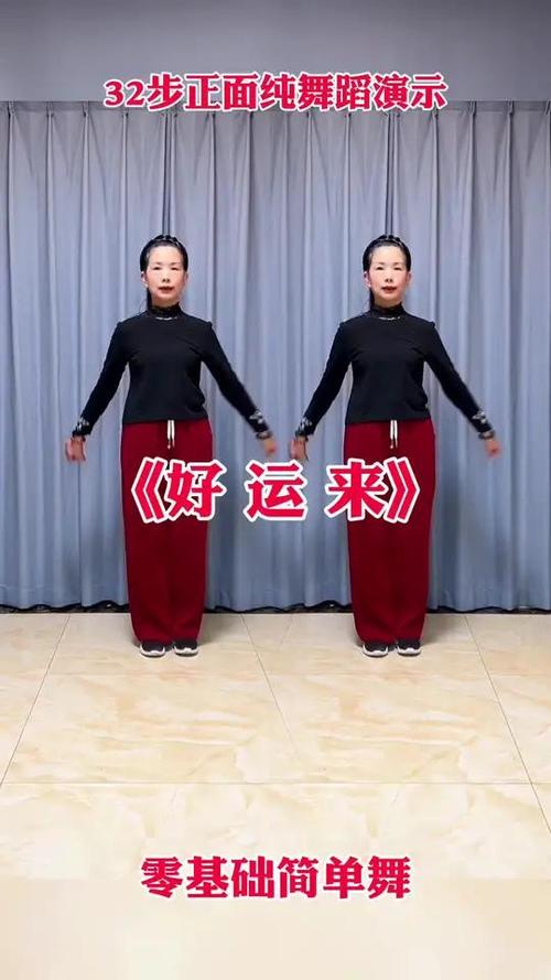 广场舞好运来32步分解动作教学视频