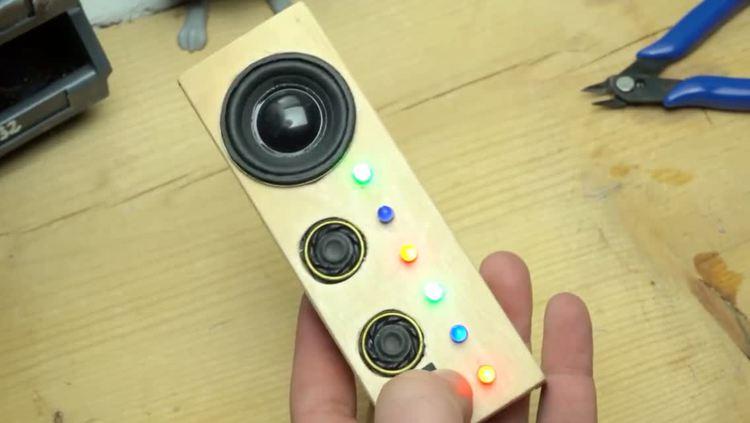 旧手机喇叭做微型音箱