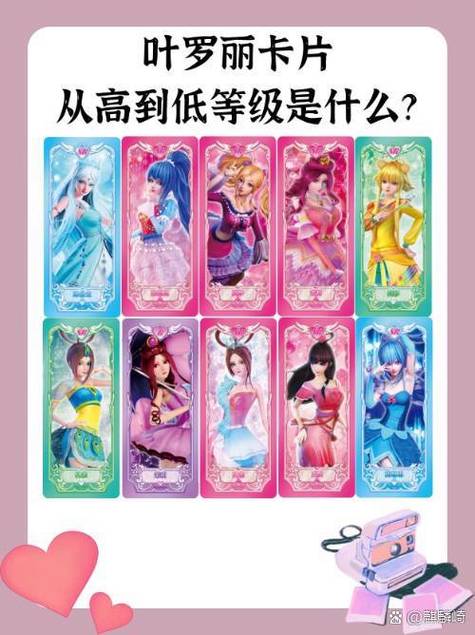 叶罗丽卡片等级排序