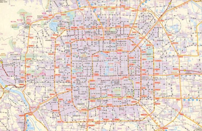 北京市高清地图缩略图