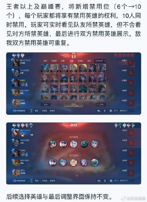 王者禁用英雄怎么玩