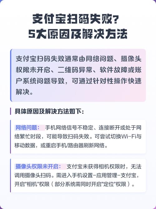 支付宝扫码突然扫不了