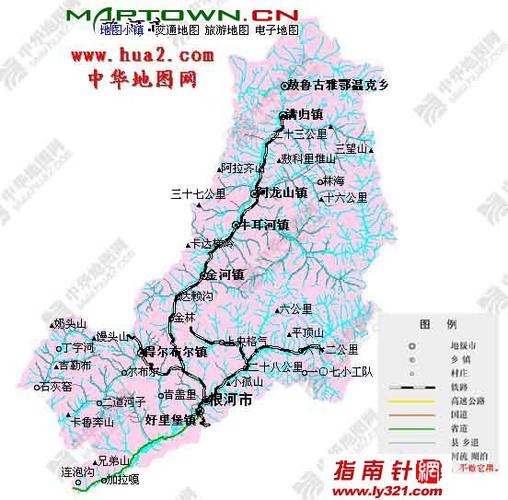 内蒙古根河市地图缩略图