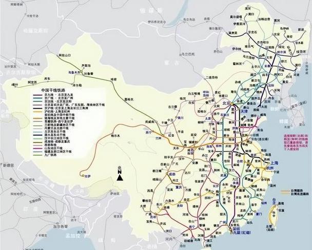 铁路地图高清版