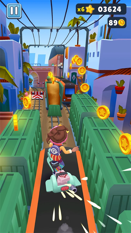subwaysurf2000皮肤全解锁游戏截图