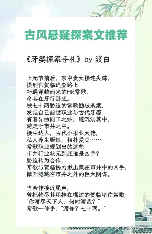 探案类小说古文推荐